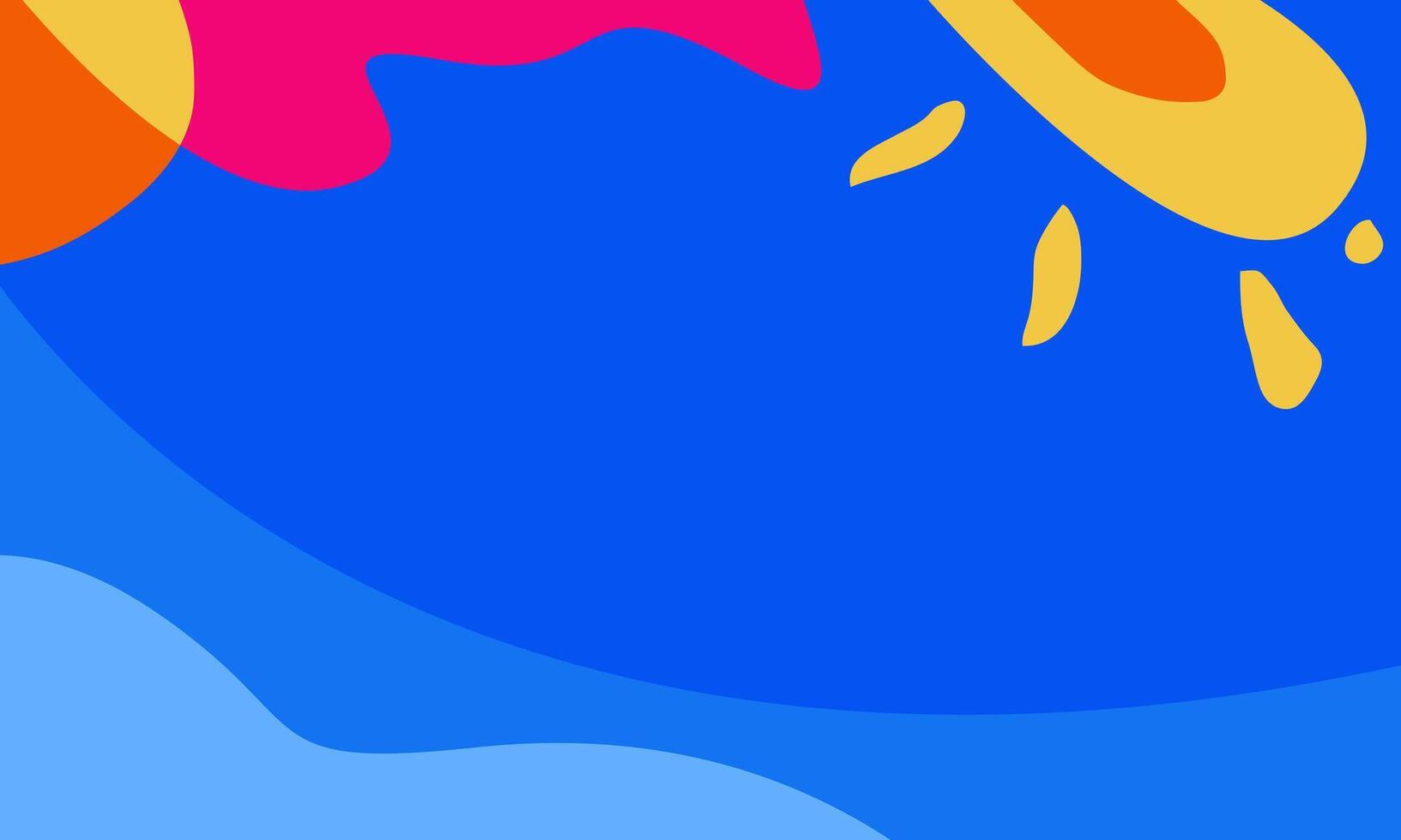 Colourful blue bright summer abstract background vector
