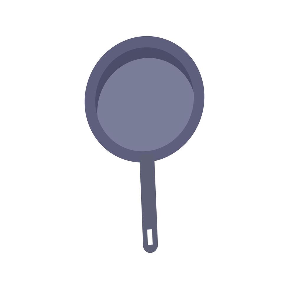 Home cooking cookware frypan flat design vector