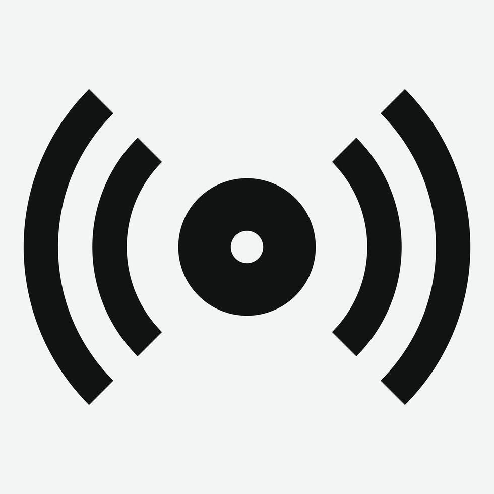 Hotspot Icon Black Icon. vector