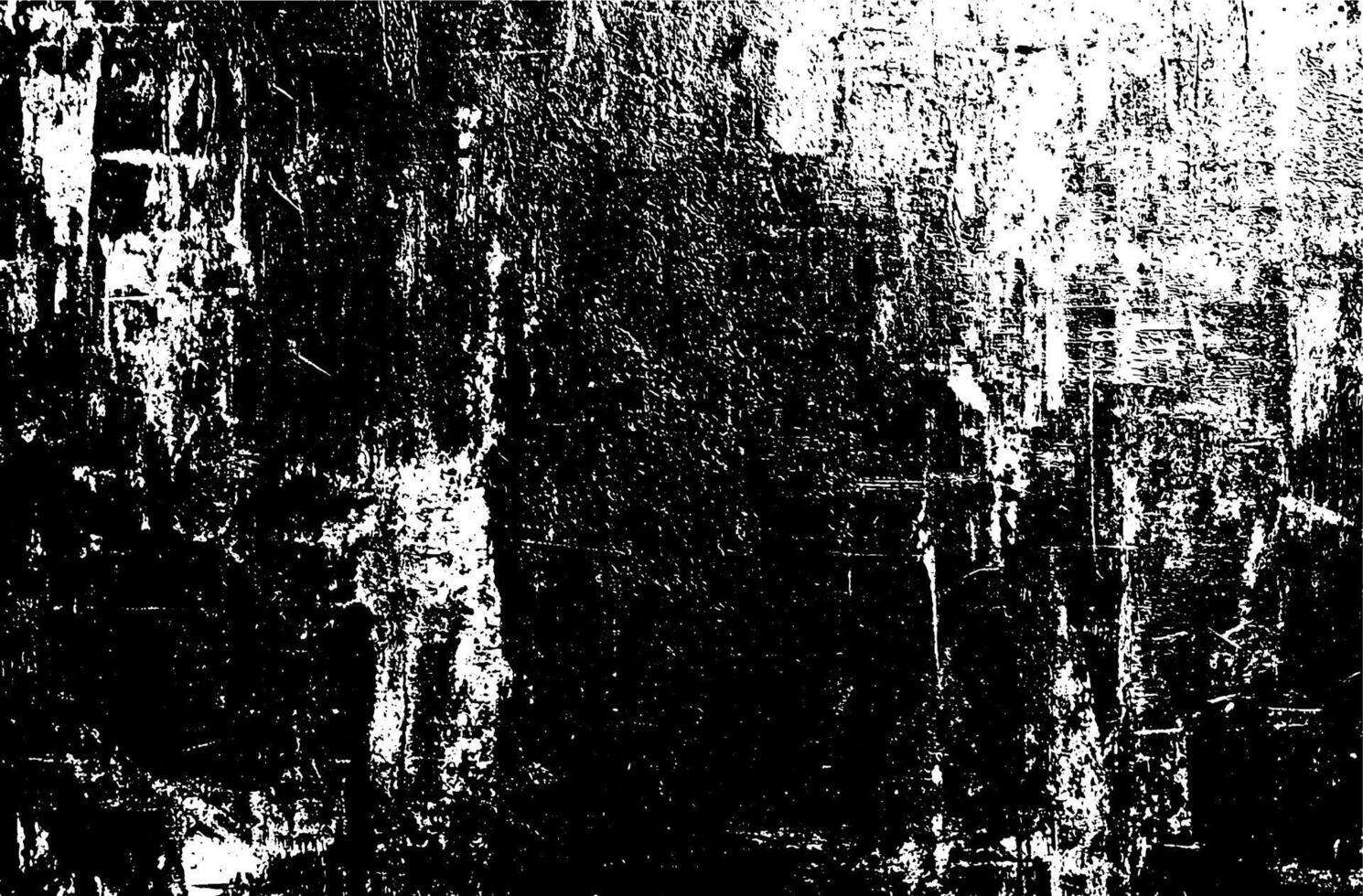 Background with scratch black distress effect. Rough white pattern with noise and paper dust overlay. vector