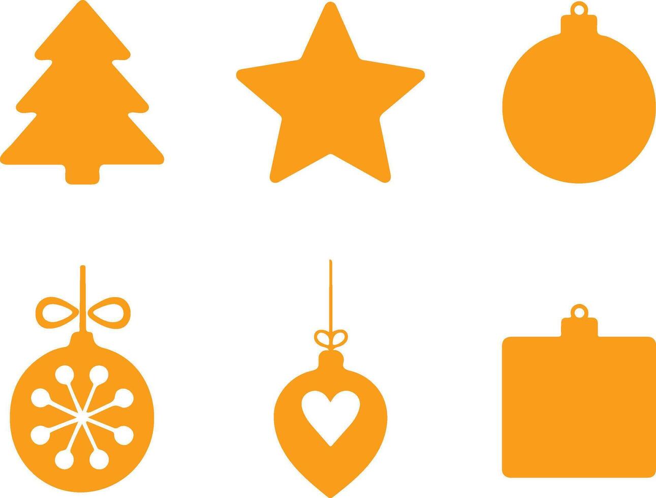 christmas icons set vector
