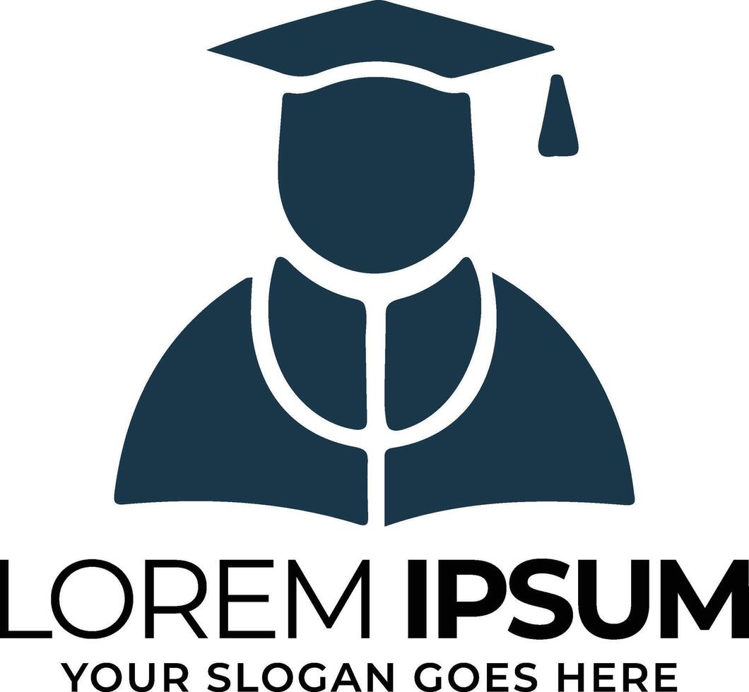 Graduation logo eps 10 vector