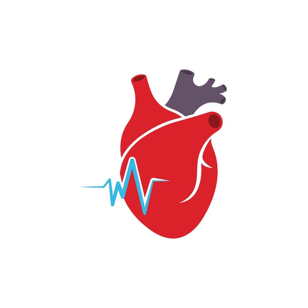 heart logo illustration vector