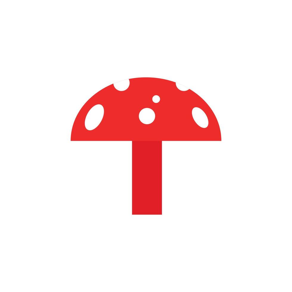 Logo or icon mushroom unique design vector