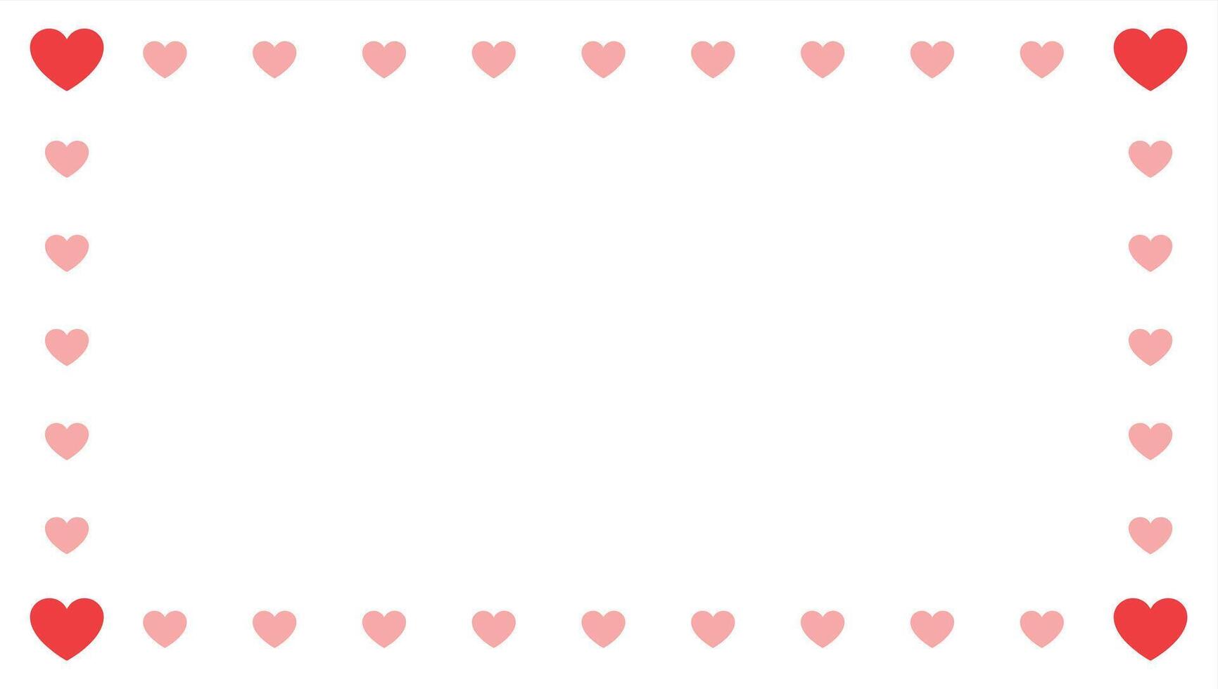 Illustration background love frame unique design vector