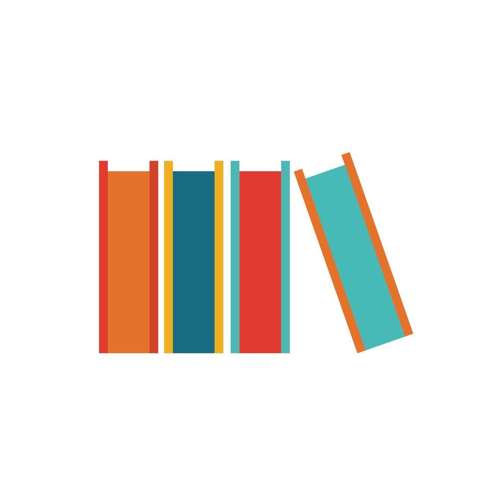 Illustration book retro unique design with blank background vector
