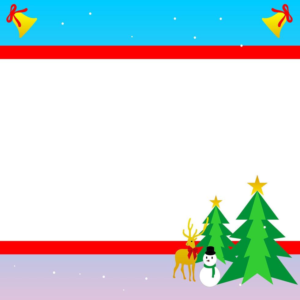 Merry Christmas winter background vector