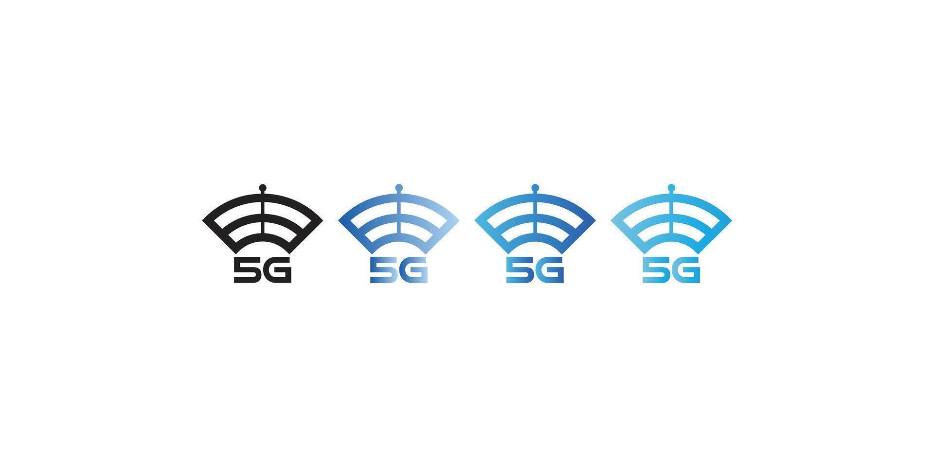 Set of Wi-Fi icon. Wireless icon . WiFi Signal icons set stock illustration vector