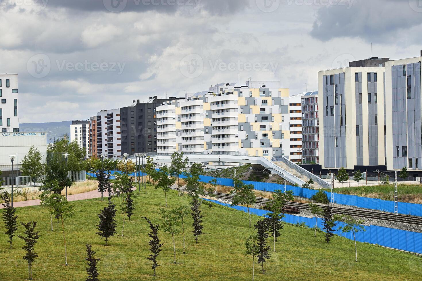 06-26-2017, View of the modern building at Vitoria-Gasteiz, Araba, Basque Country, Euskadi, Spain photo
