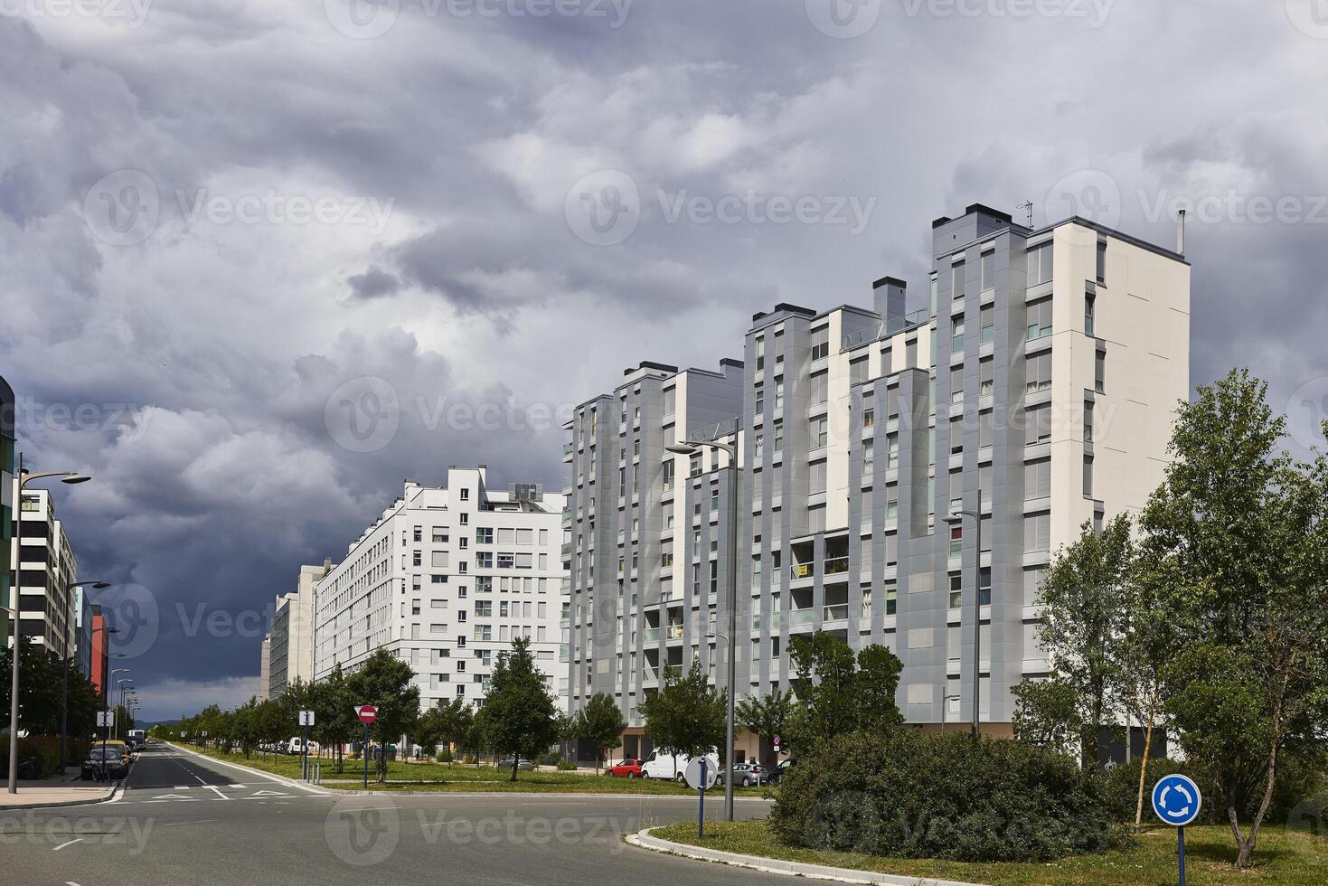 06-26-2017, View of the modern building at Vitoria-Gasteiz, Araba, Basque Country, Euskadi, Spain photo