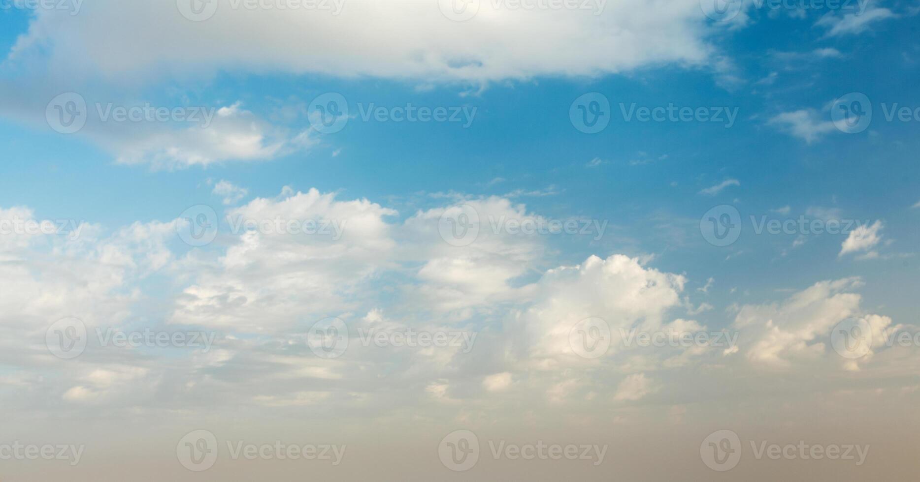 Peaceful and serene sky background photo