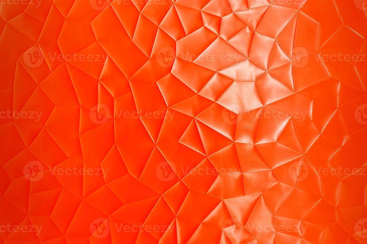 Orange polygon mosaic background for background image. photo