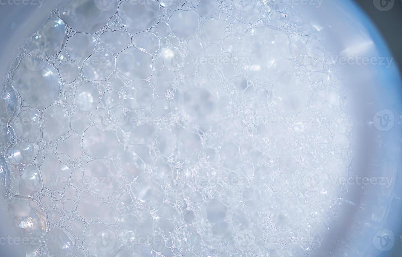 foam texture with bubbles photo