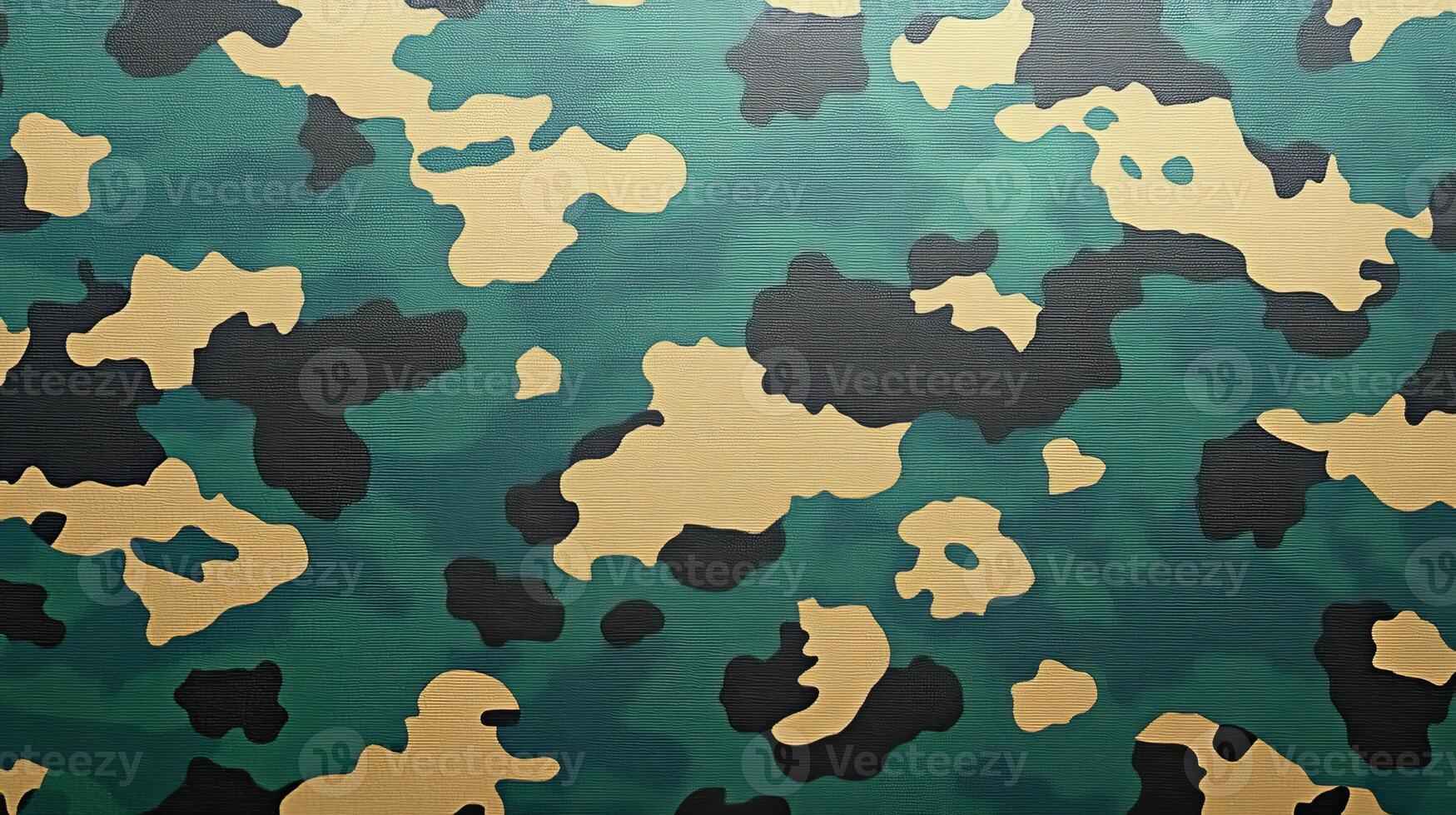 The vibrant camouflage pattern combines deep greens and earthy browns for a unique look photo