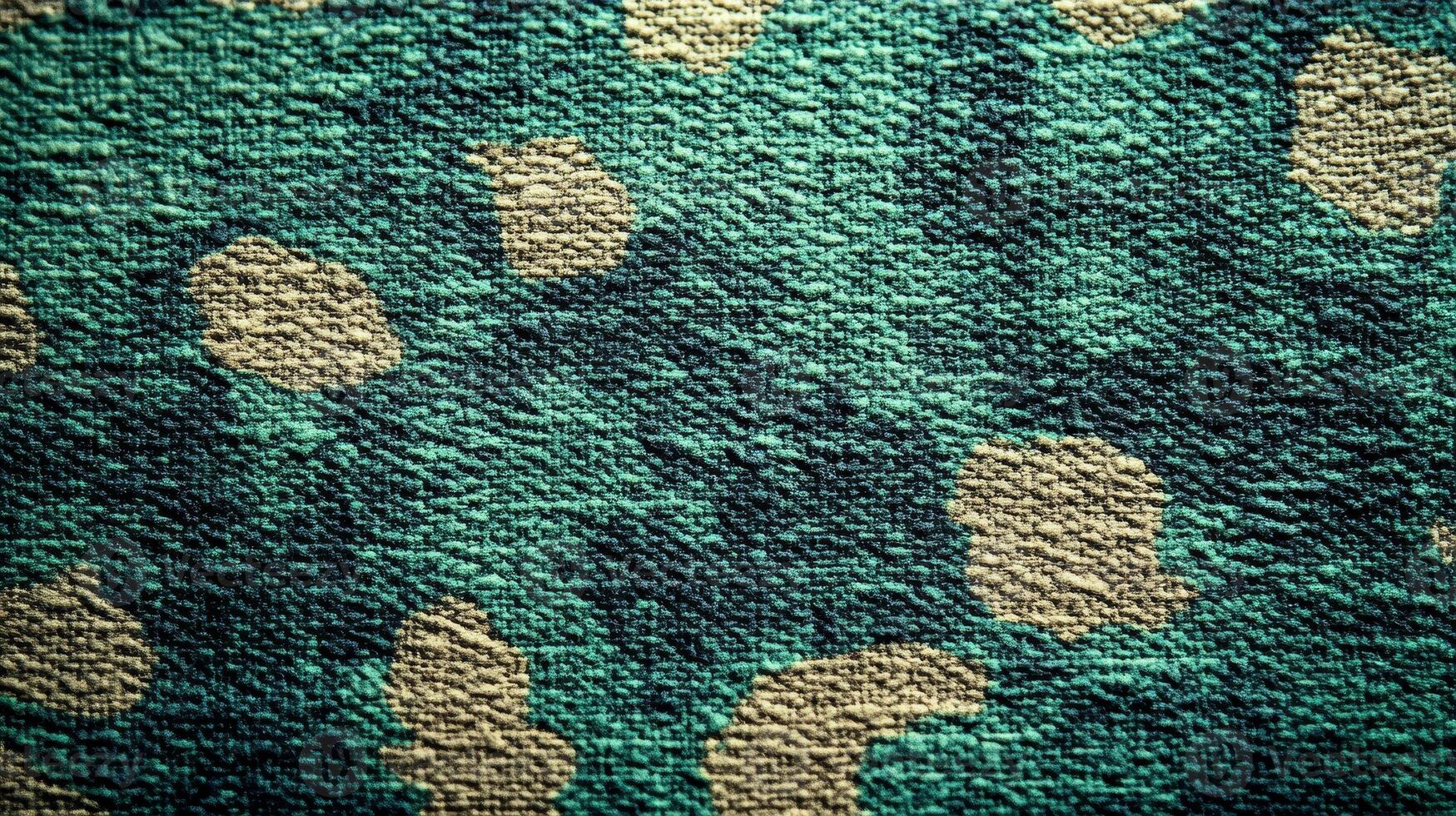 The artwork showcases a stunning blend of teal and beige textures that intrigue the viewer photo