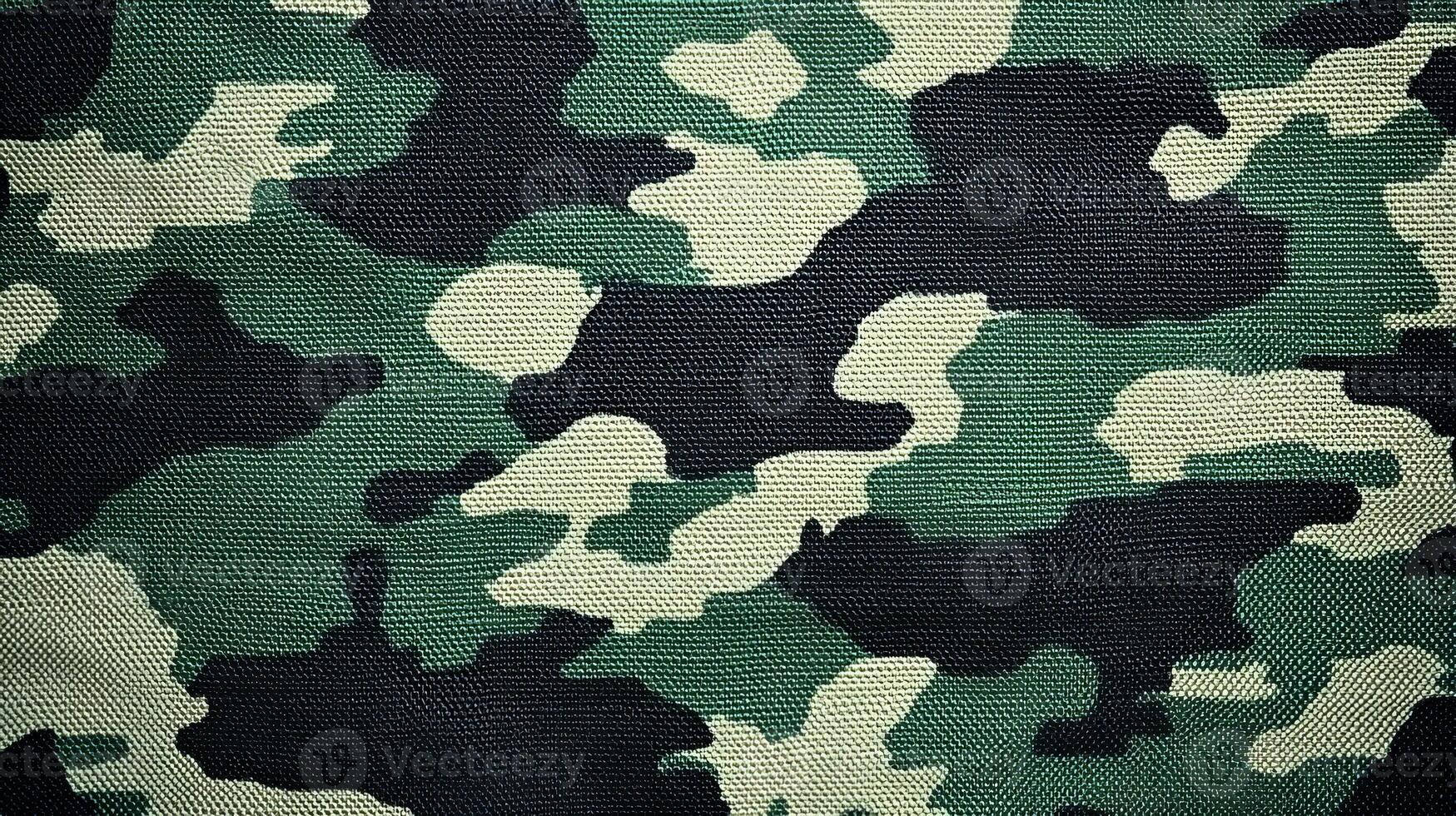 This bold camouflage design showcases greens and beiges, perfect for outdoor use photo