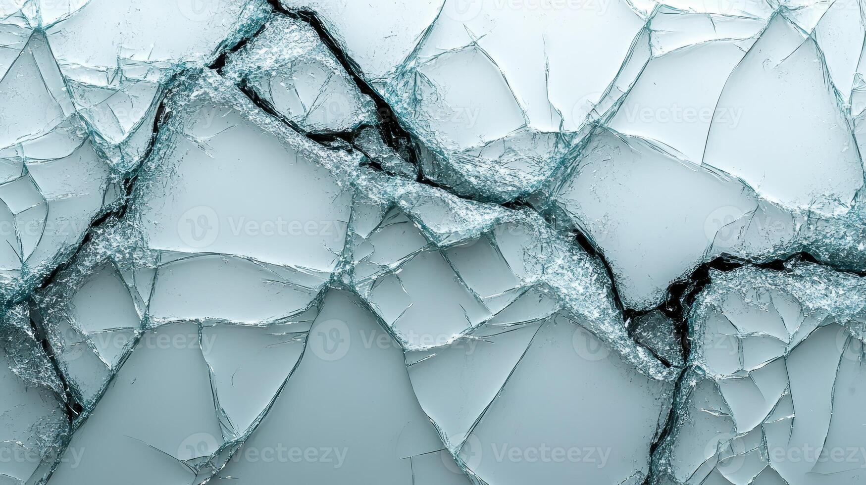 Delicate shards of ice create a mesmerizing pattern, catching the morning light beautifully photo