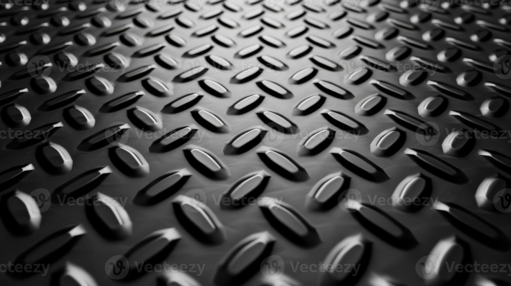 The surface is metal, painted black with raised oval patterns for a strong and lasting coating photo