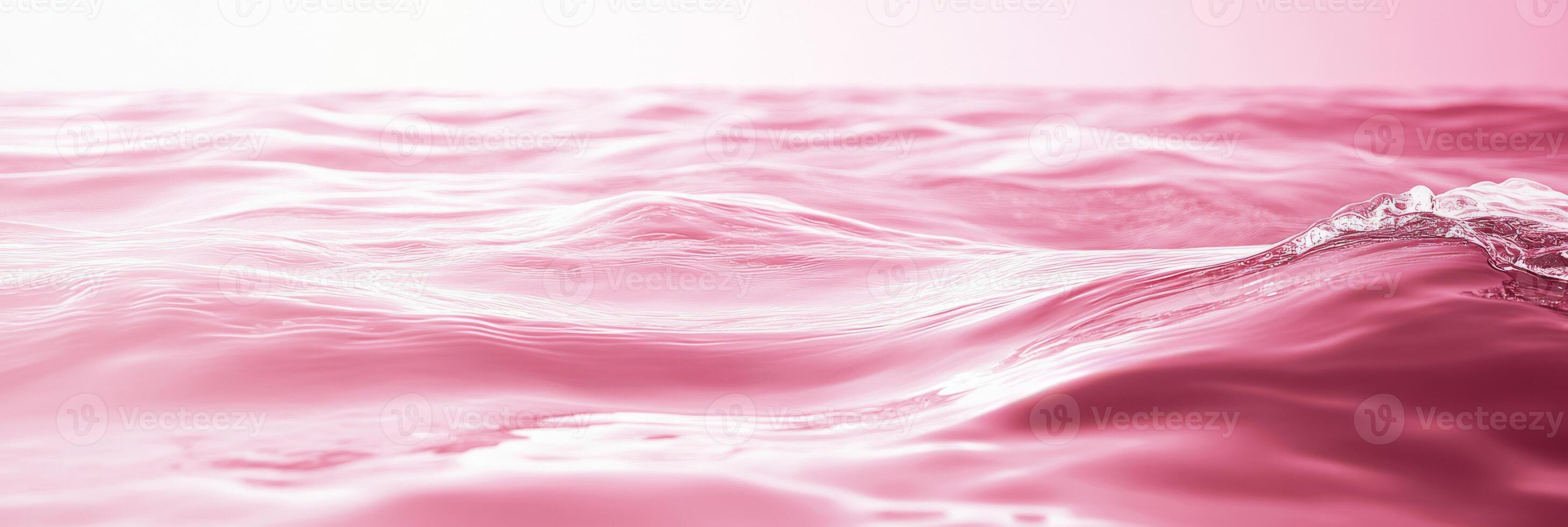 A beautiful and serene image of digitally altered water featuring a soft pink hue, making it perfect for inspiring creative projects and serving as backgrounds for various artistic endeavors photo