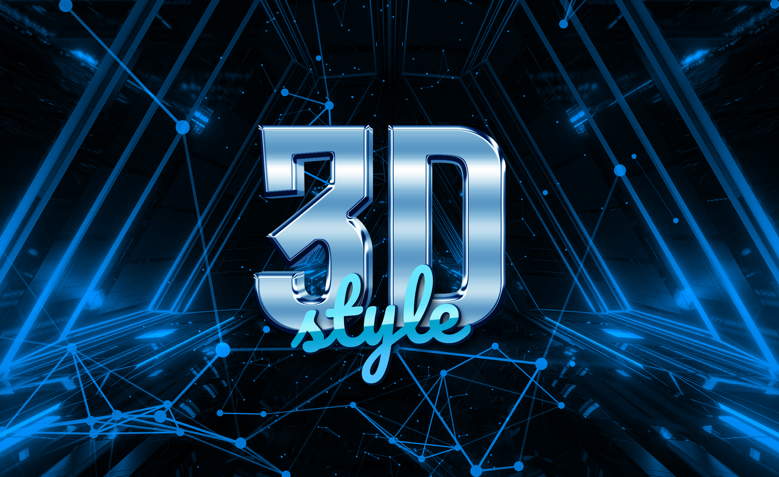 3D Text Effect psd