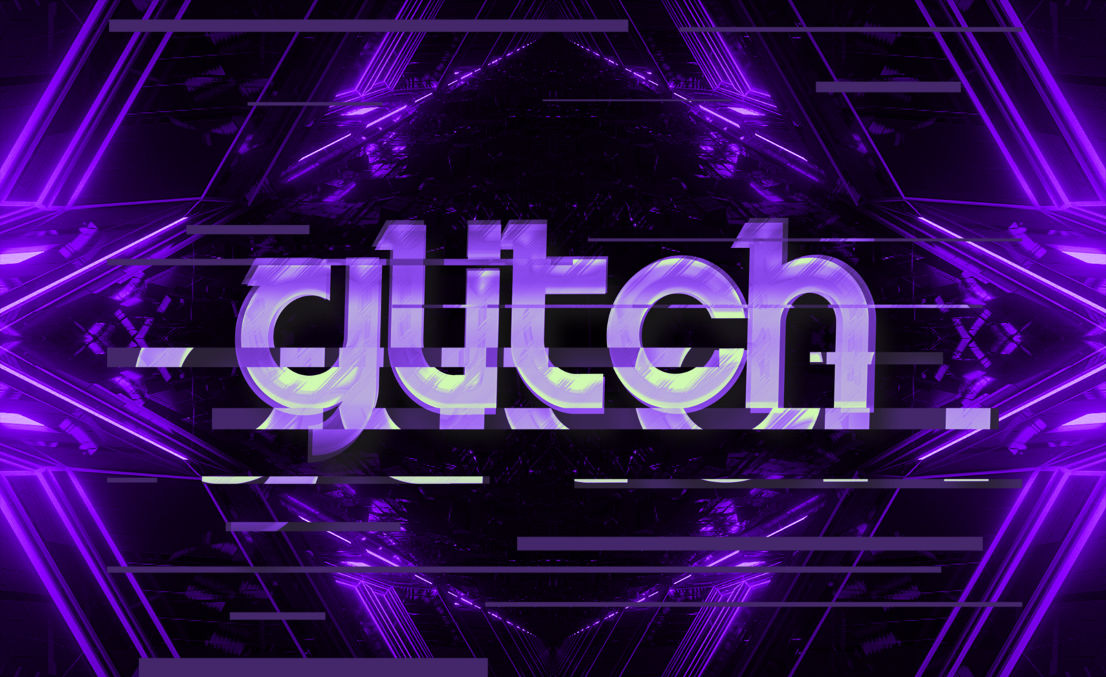 Glitch Text Effect psd