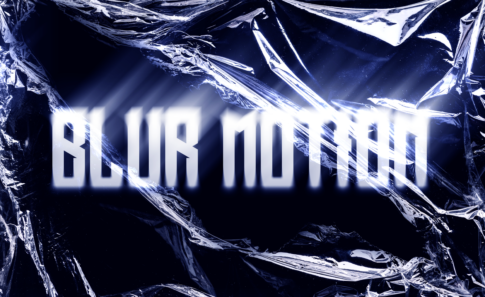 Blur Motion Text Effect psd