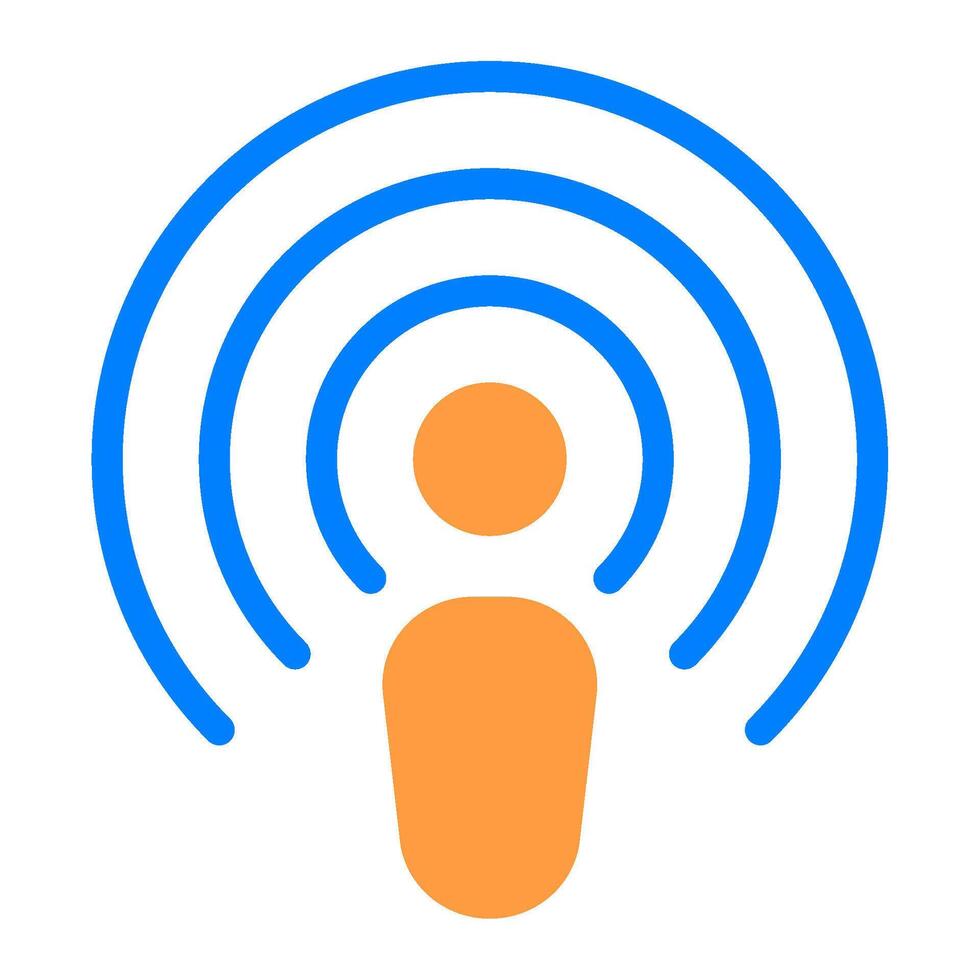 Podcast icon for web, app, infographic, etc vector