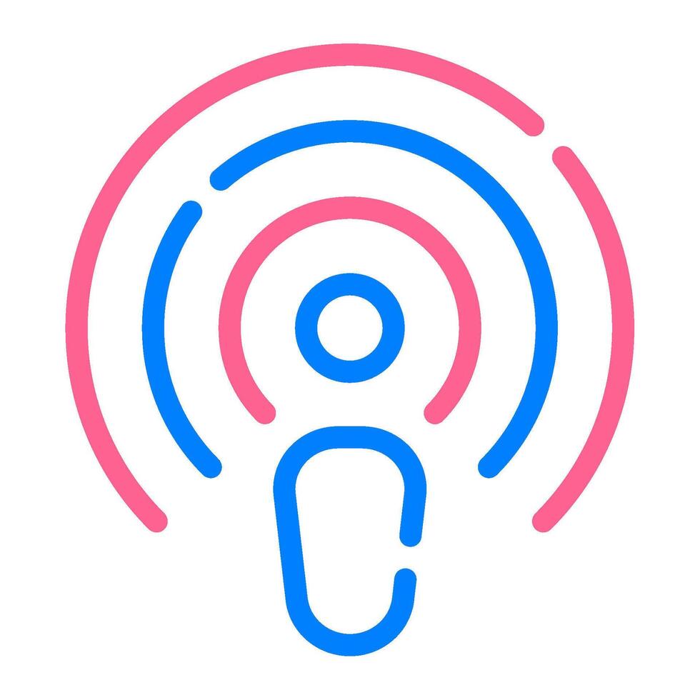 Podcast icon for web, app, infographic, etc vector