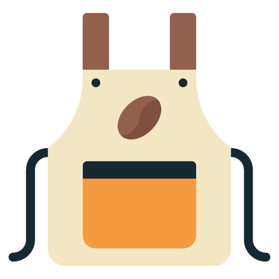 Barista Apron icon for web, app, infographic, etc vector