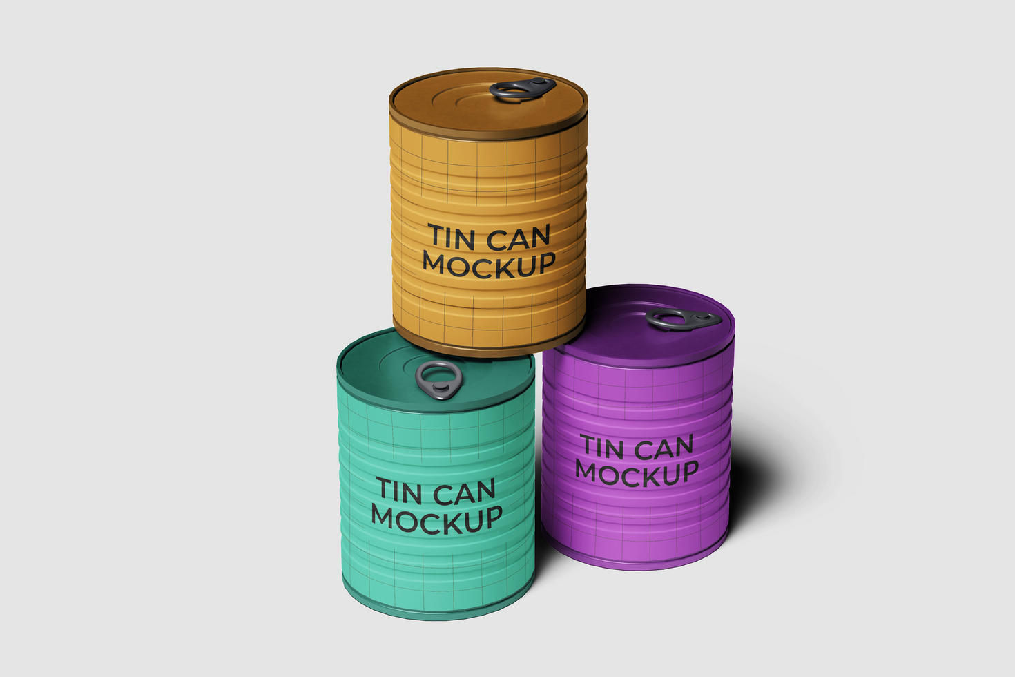 Tin Can Mockup psd