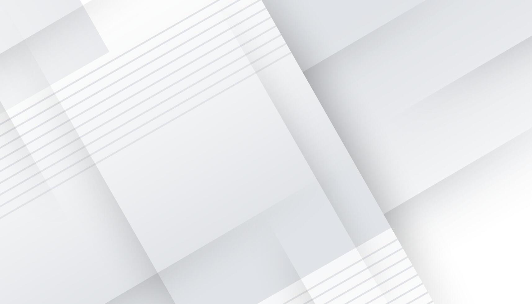 abstract white background with geometric shapes vector