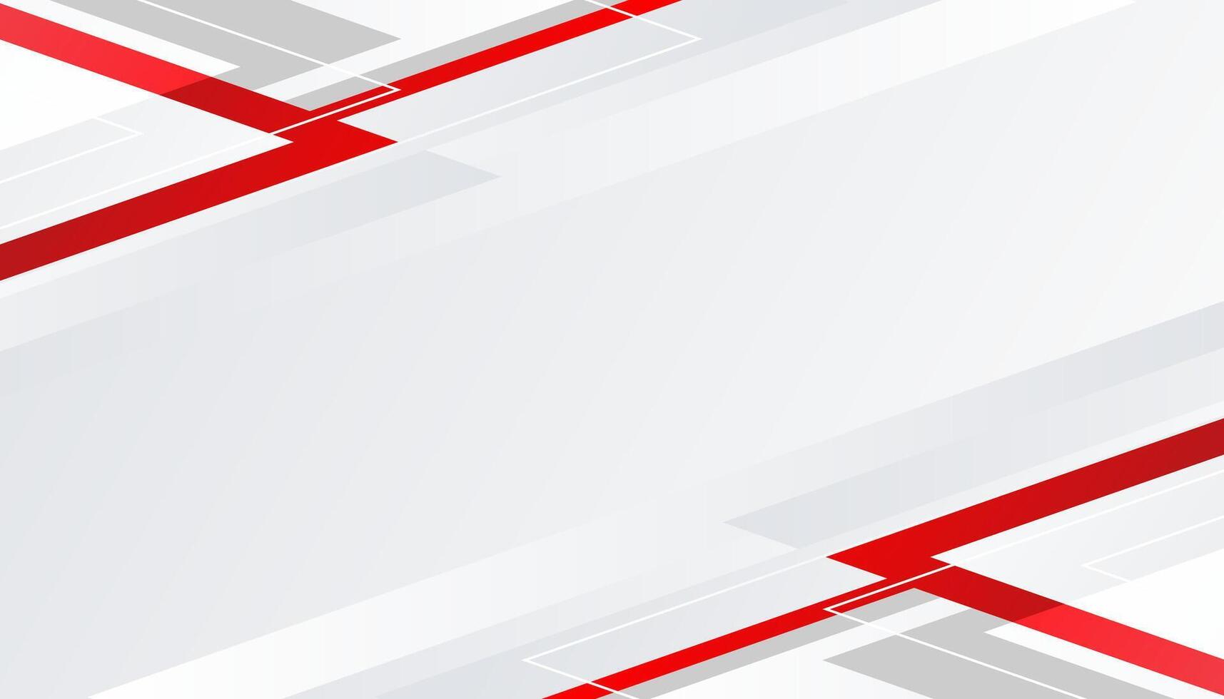 Abstract red gray white blank space modern futuristic background vector