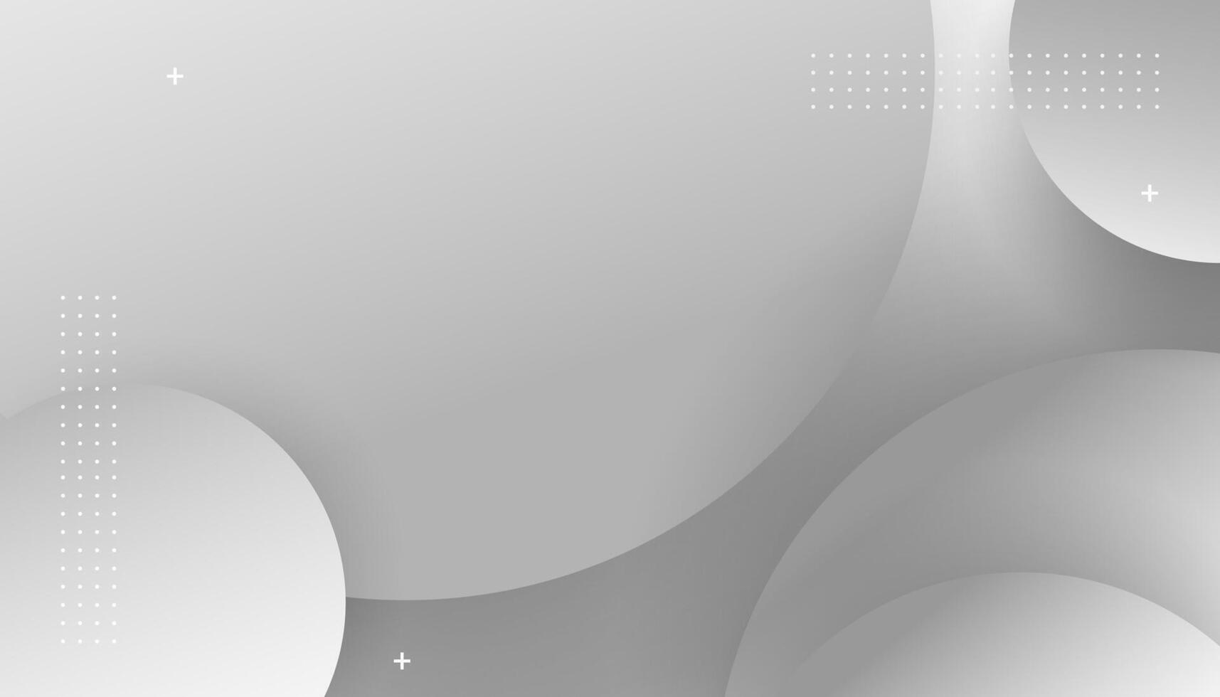 Abstract white and grey Circular Background vector