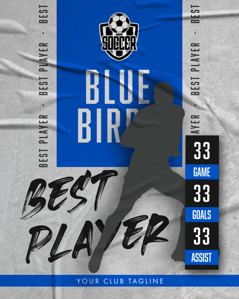 Best Player Social Media Template psd
