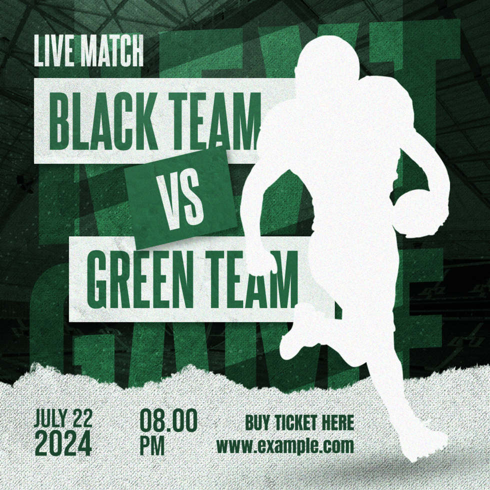gameday american football social media template for you psd