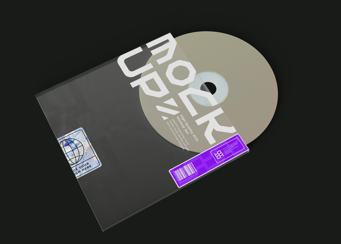 Application Installer CD Mockup psd