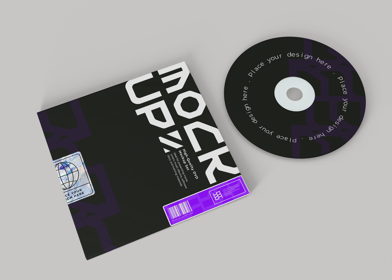 Media Packaging Mockup psd