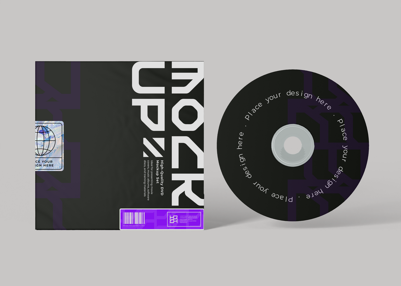 Movie DVD Mockup psd