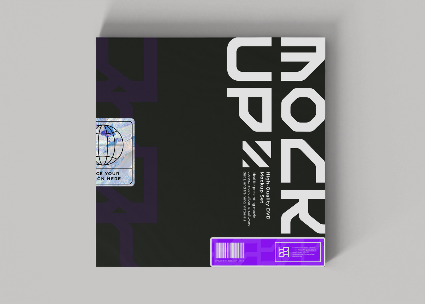 Minimal Compact Disc Mockup psd