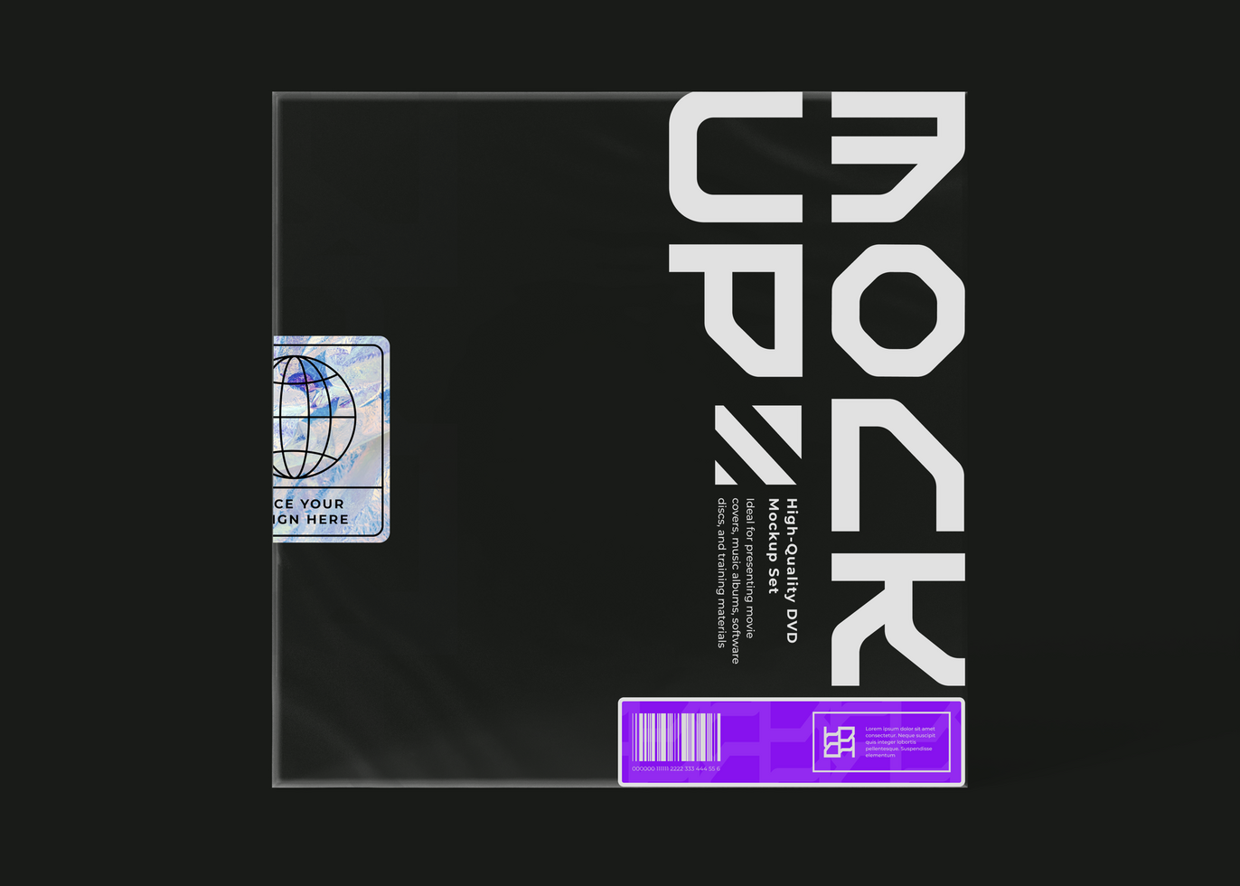 Cover Disc Mockup psd