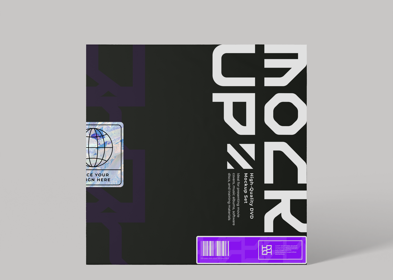 Compact Disc Mockup psd