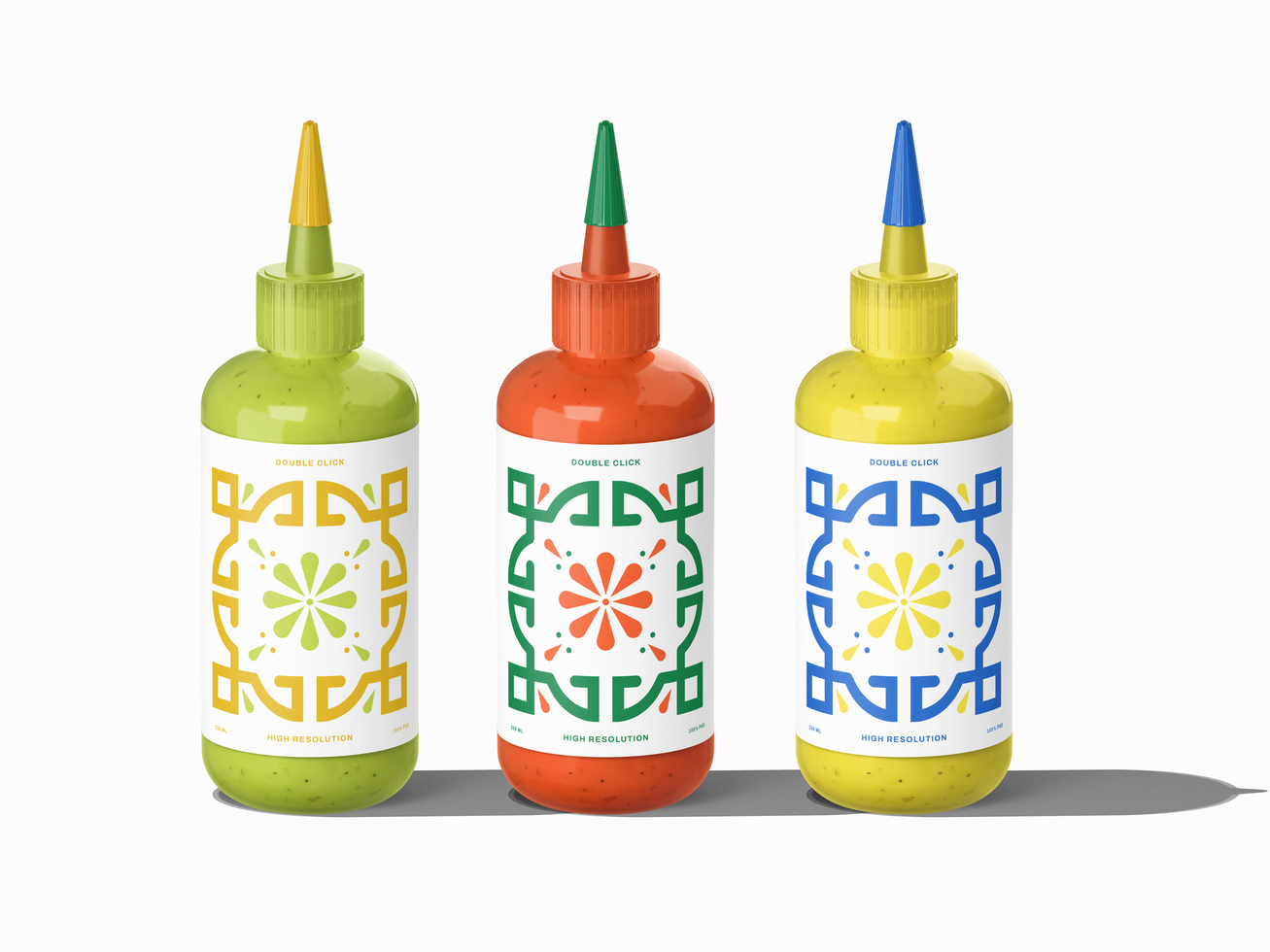 Sauce Bottle Mockup psd