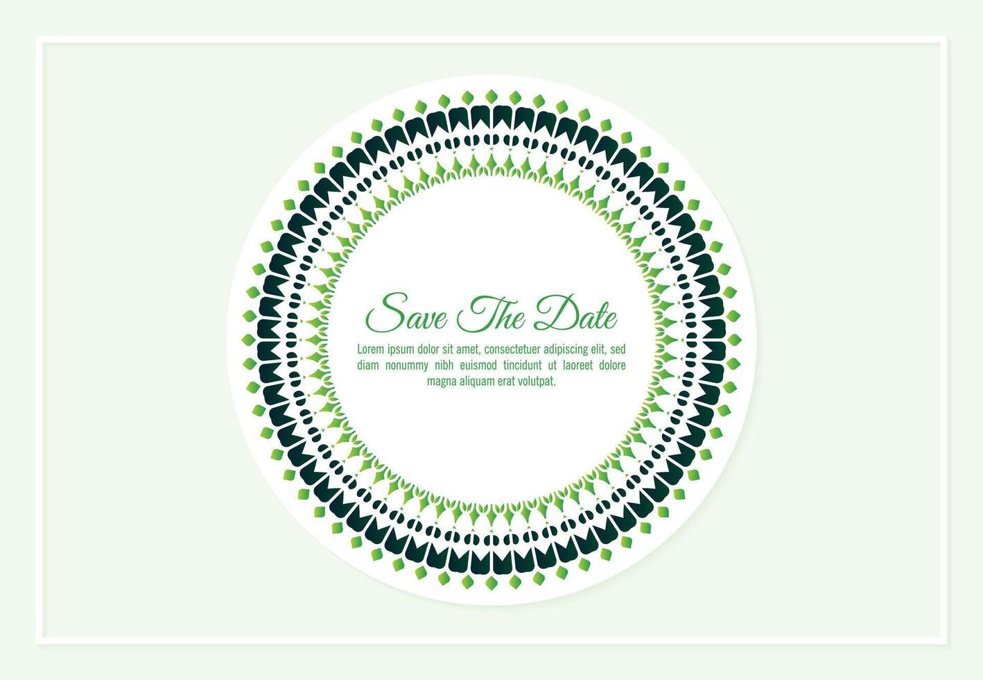 Colorful invitation background style ornamental pattern vector