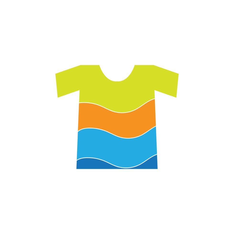 T-Shirt logo icon flat design vector