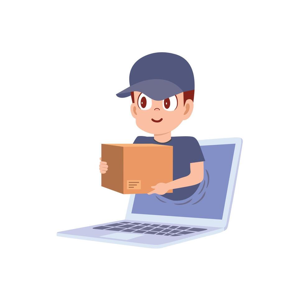 From Screen to Doorstep vector