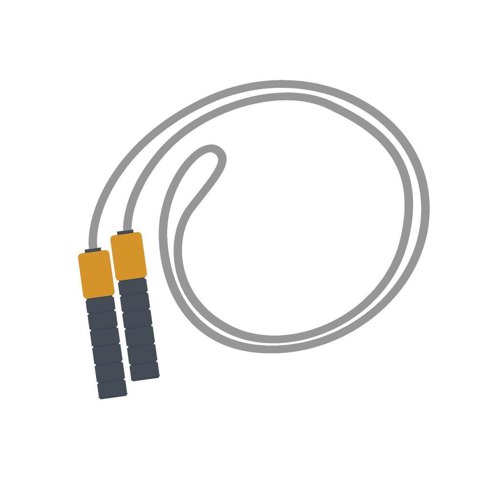 Skipping rope icon. Flat color design. illustration. vector