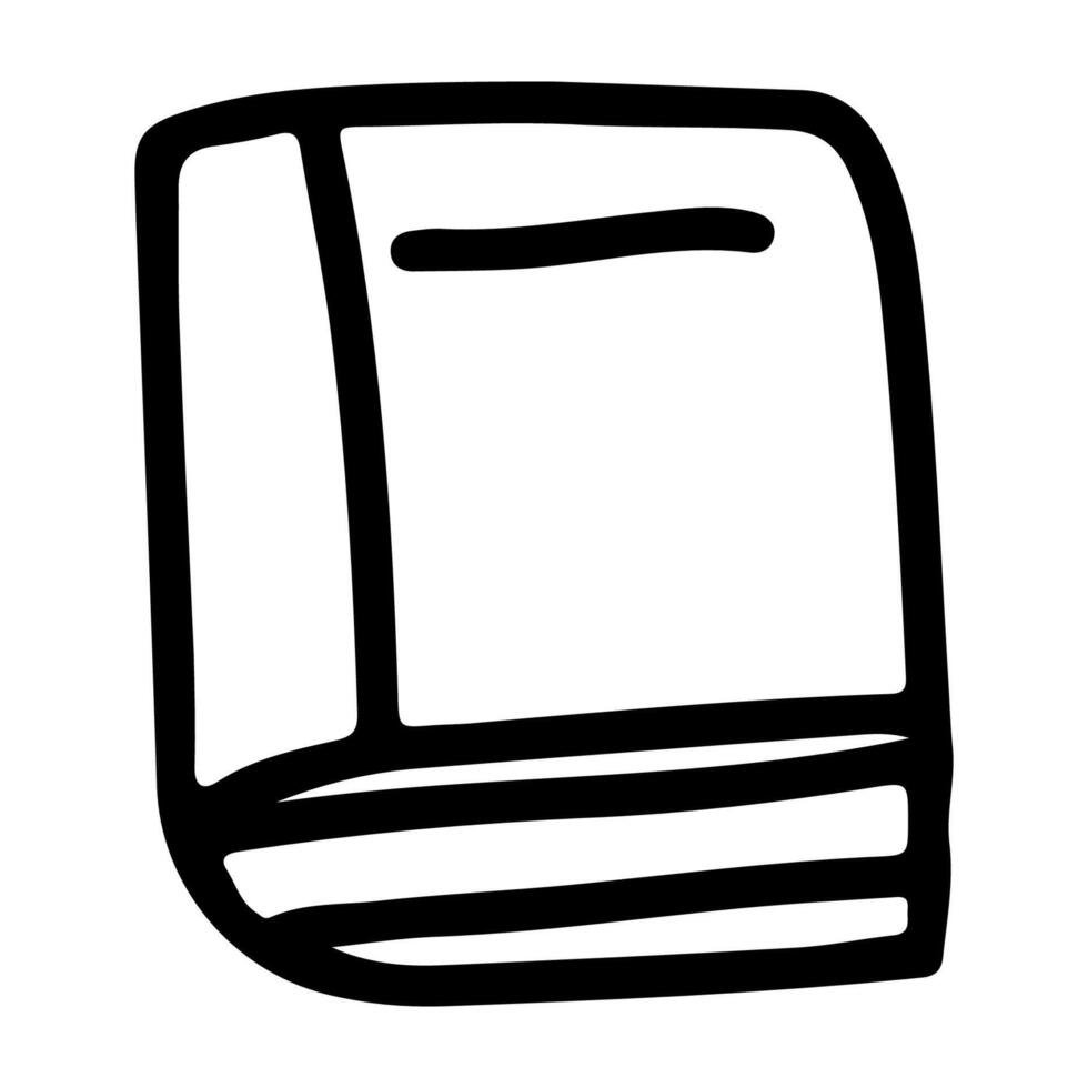 Doodle Icon of Thick Book vector