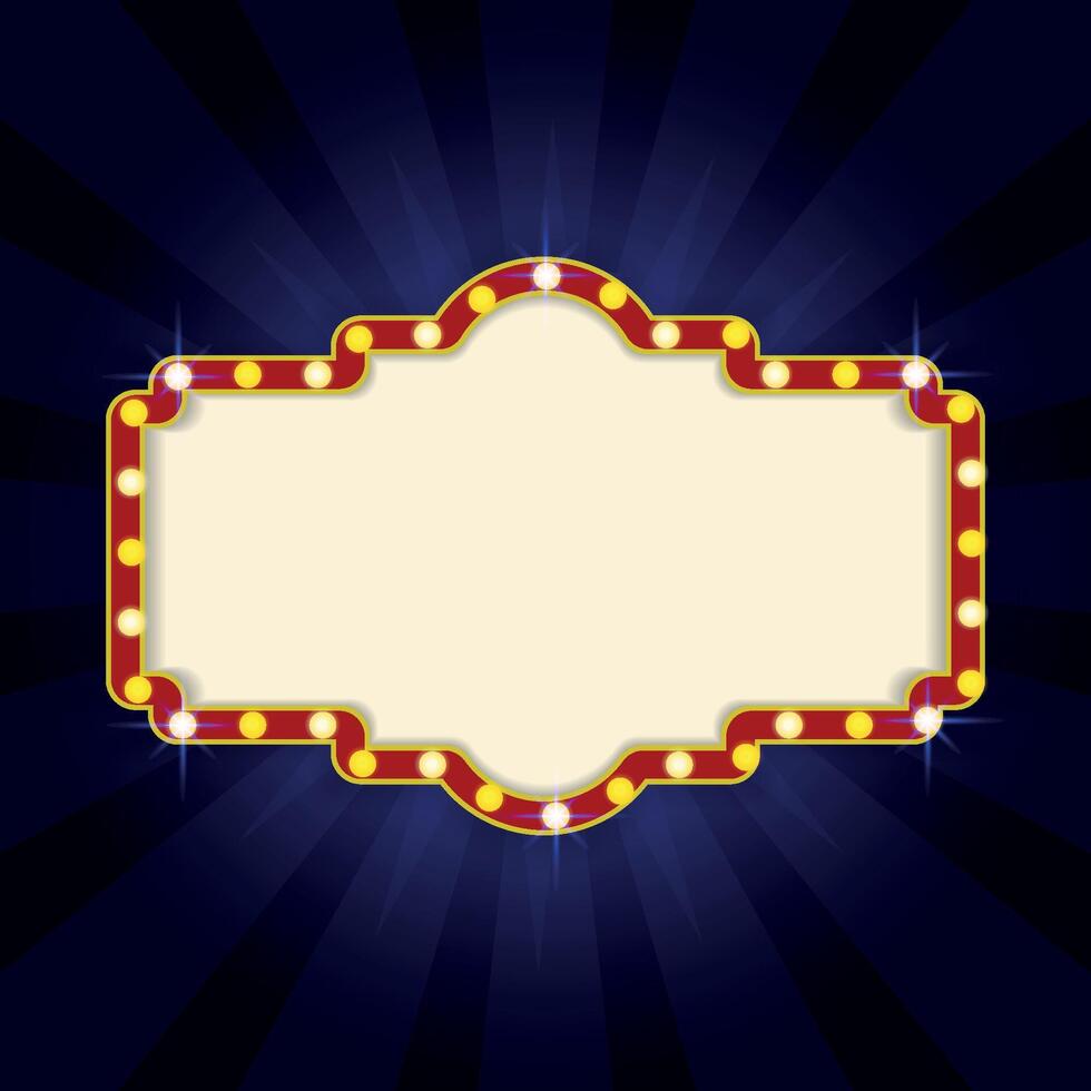 Cinema background with sparking color vector