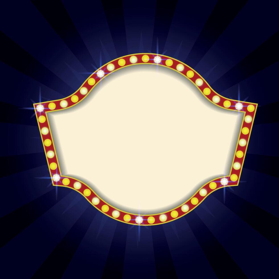 Cinema with sparking color vector