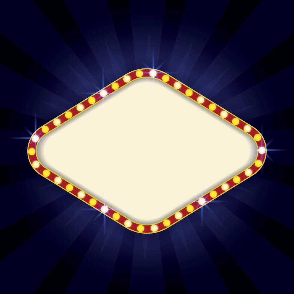Cinema background with glowing neon vector